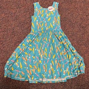 NWT DotDot smile dress, 8/10, Easter carrot twirl